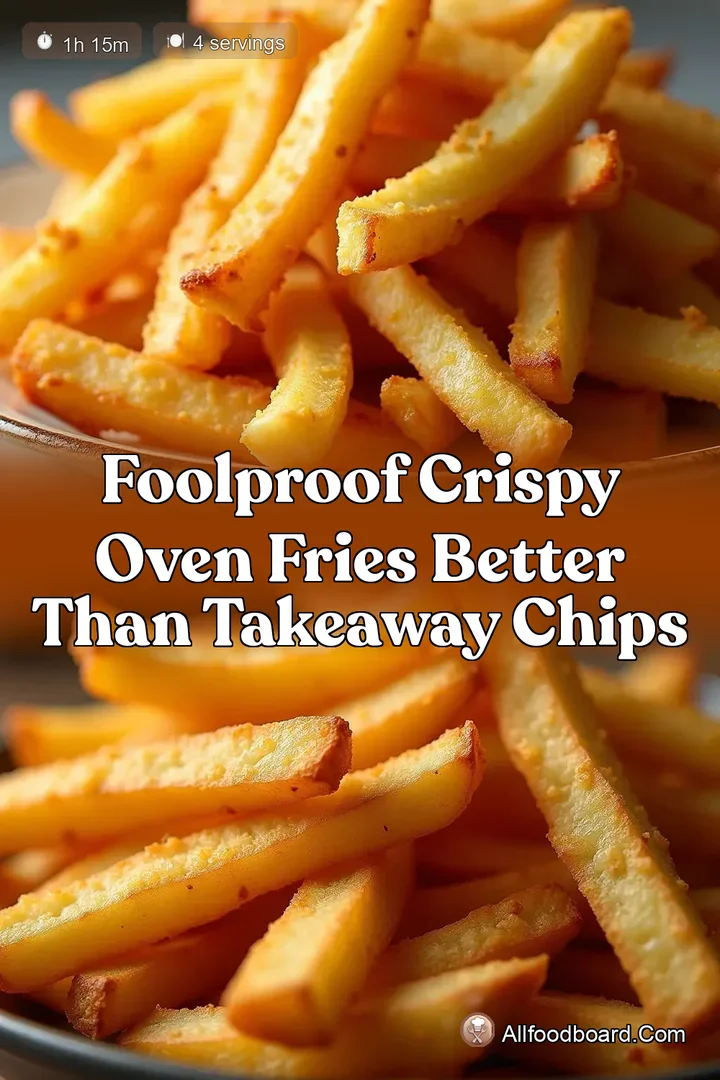 Foolproof Crispy Oven Fries Better Than Takeaway Chips