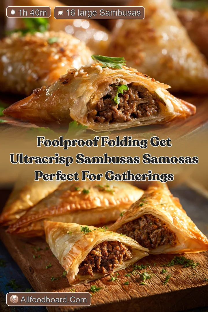 Foolproof Folding Get UltraCrisp Sambusas Samosas Perfect for Gatherings