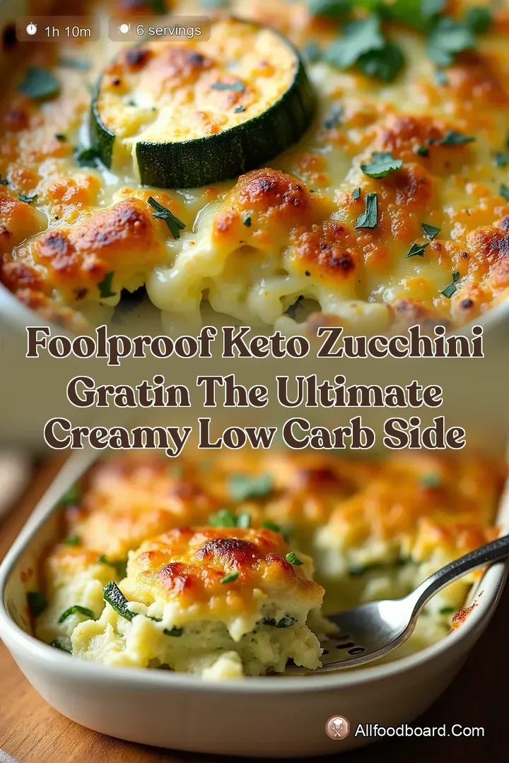 Foolproof Keto Zucchini Gratin The Ultimate Creamy Low Carb Side