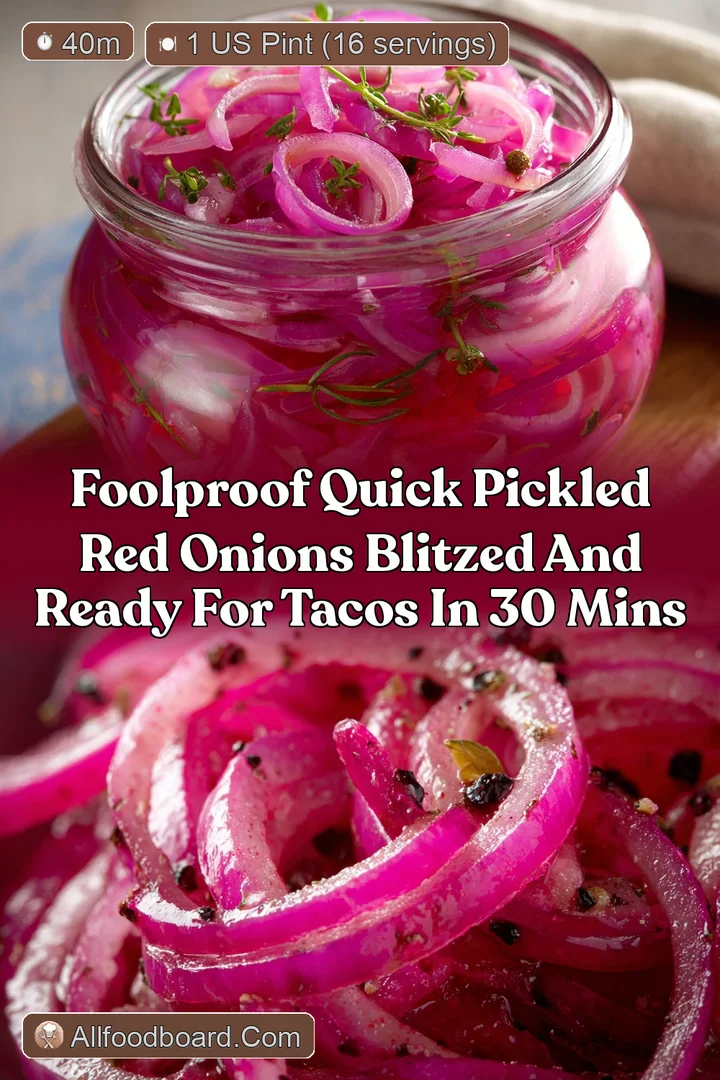 Foolproof Quick Pickled Red Onions Blitzed and Ready for Tacos in 30 Mins