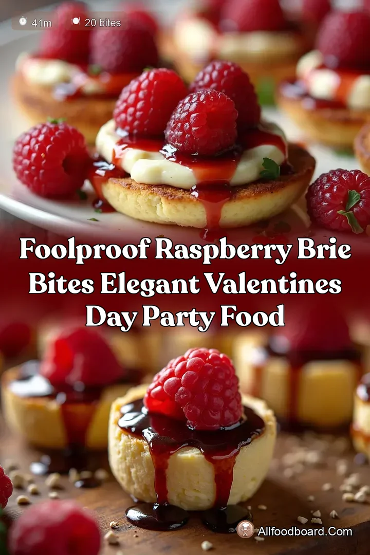 Foolproof Raspberry Brie Bites Elegant Valentines Day Party Food : PIN FOR LATER Foolproof Raspberry Brie Bites Elegant Valentines Day Party Food