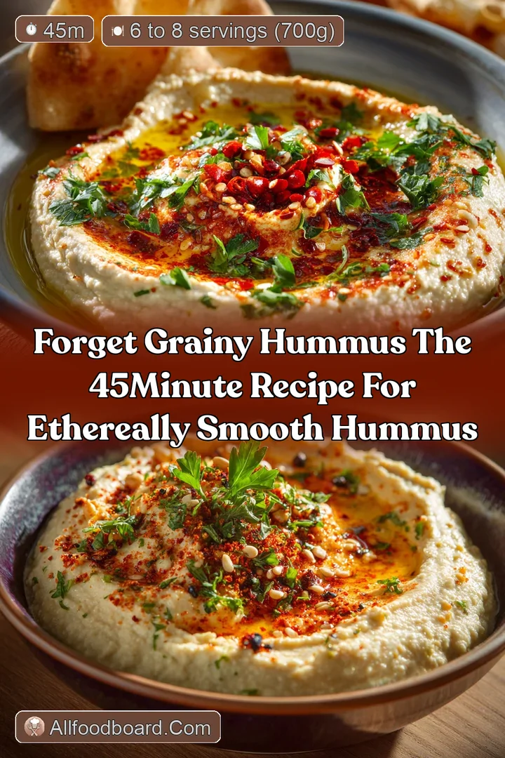 Forget Grainy Hummus The 45Minute Recipe for Ethereally Smooth Hummus