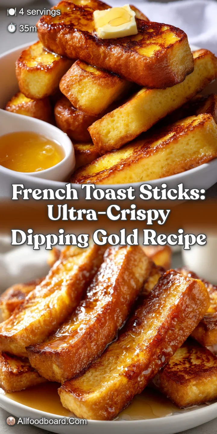 French Toast Sticks: Ultra-Crispy Dipping Gold Recipe