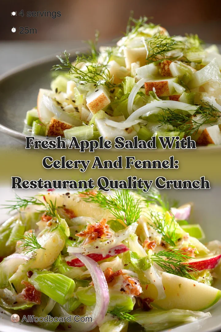 Fresh Apple Salad with Celery and Fennel: Restaurant Quality Crunch