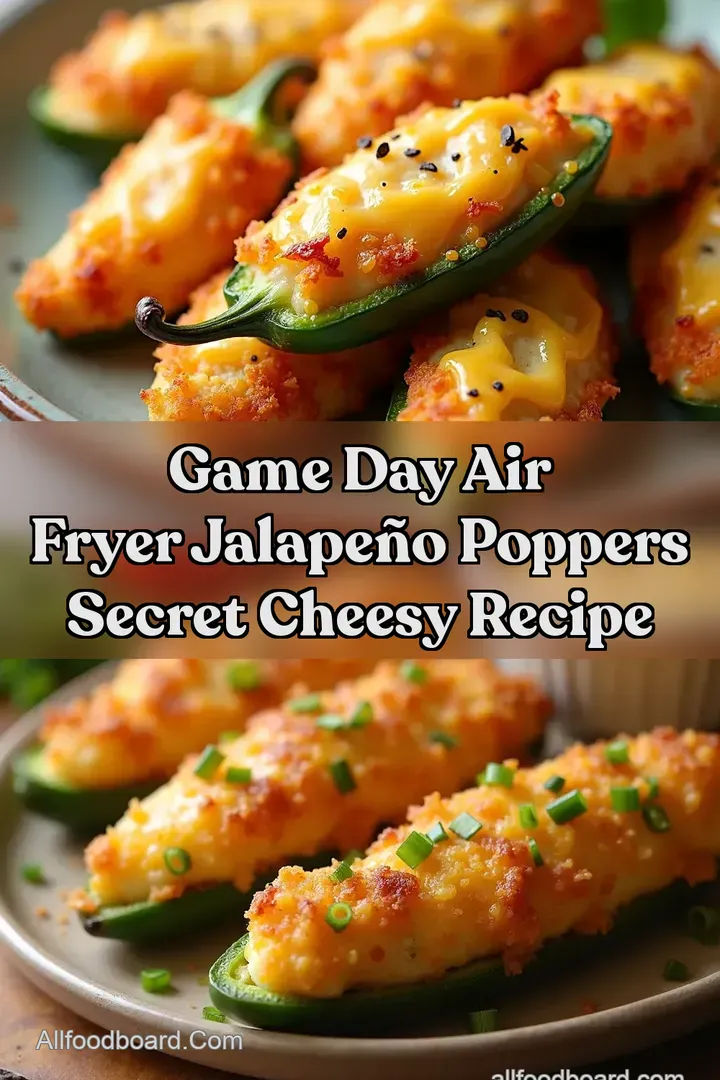 Game Day Air Fryer Jalape&ntilde;o Poppers Secret Cheesy Recipe