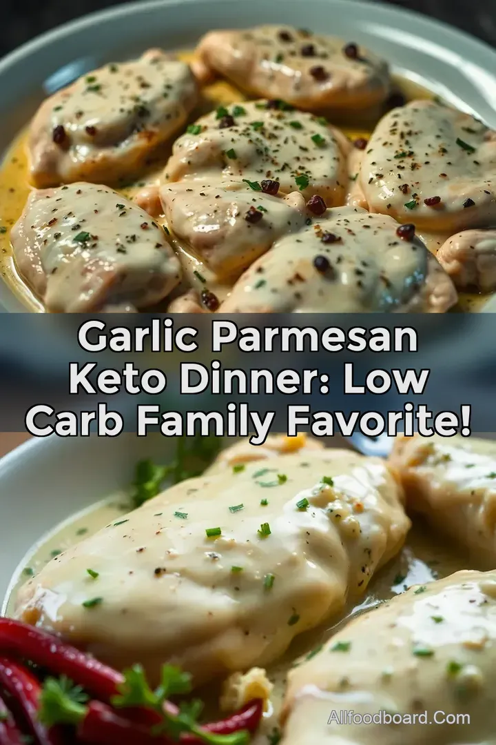 Garlic Parmesan Keto Dinner: Low Carb Family Favorite!