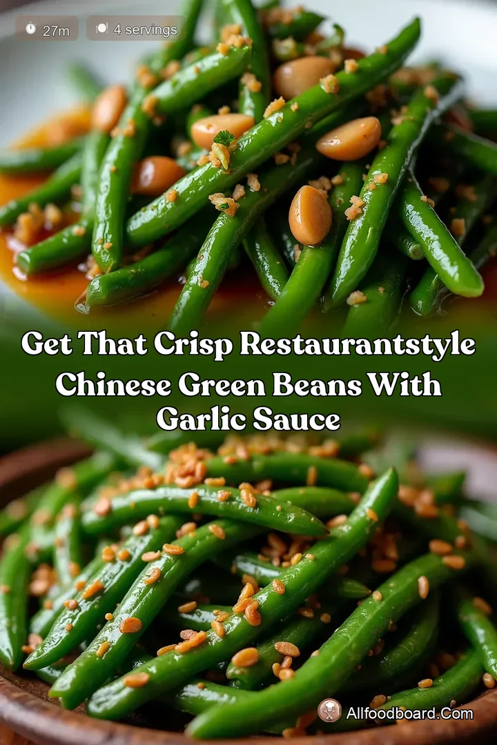 Get That Crisp RestaurantStyle Chinese Green Beans With Garlic Sauce