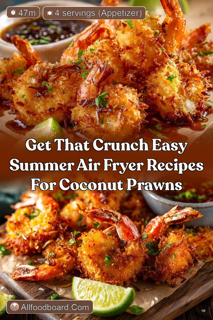 Get That Crunch Easy Summer Air Fryer Recipes for Coconut Prawns