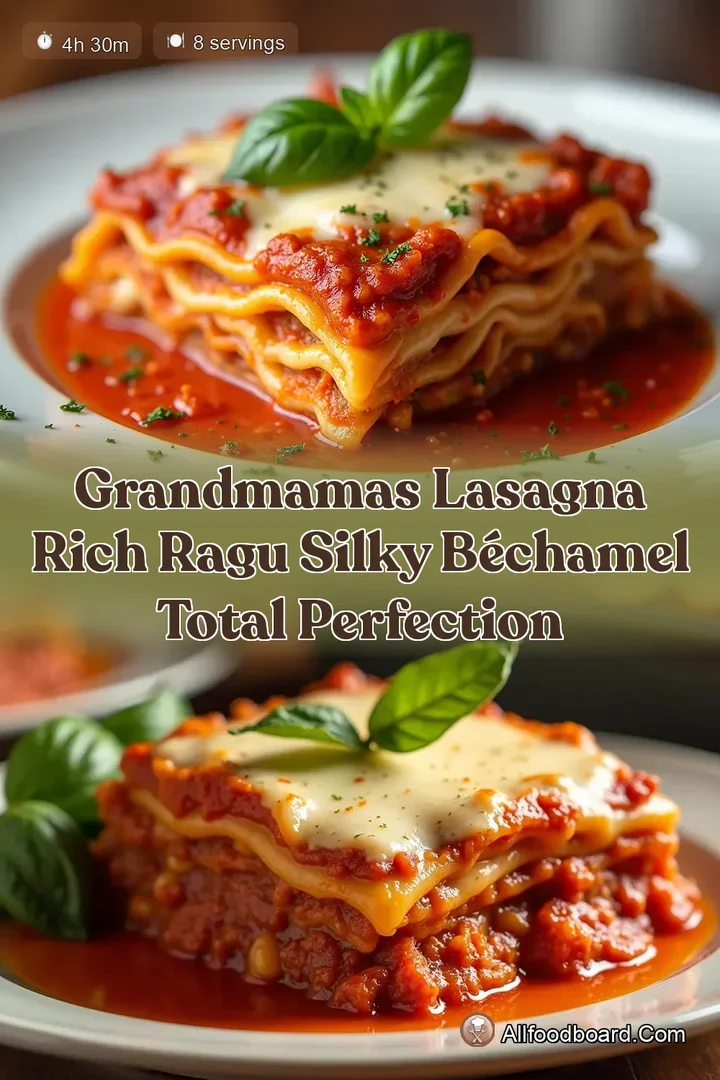 Grandmamas Lasagna Rich Ragu Silky Béchamel Total Perfection