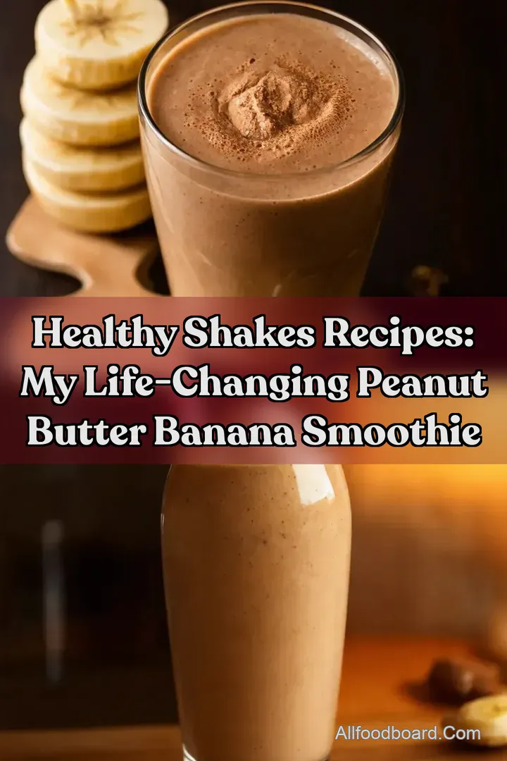 Healthy Shakes Recipes: My Life-Changing Peanut Butter Banana Smoothie : PIN FOR LATER Healthy Shakes Recipes: My Life-Changing Peanut Butter Banana Smoothie