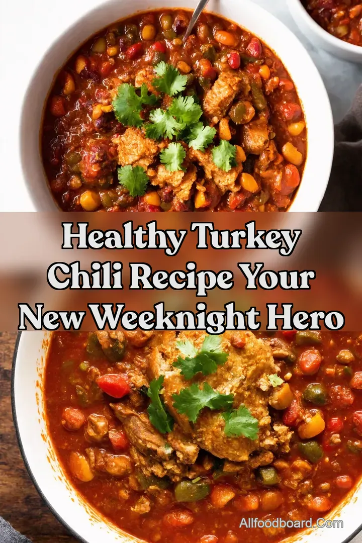 Healthy Turkey Chili Recipe Your New Weeknight Hero : PIN FOR LATER Healthy Turkey Chili Recipe Your New Weeknight Hero
