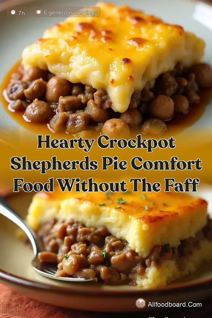 Hearty Crockpot Shepherds Pie Comfort Food Without the Faff