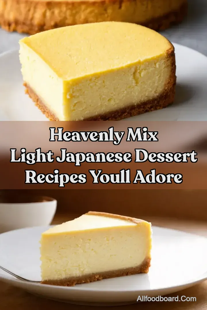 Heavenly Mix Light Japanese Dessert Recipes Youll Adore