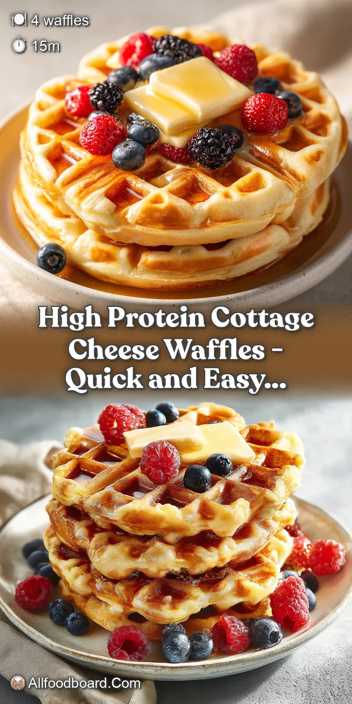 Close-up of a crispy waffle grid filled with amber maple syrup and a small cube of shimmering, melted salted butter.