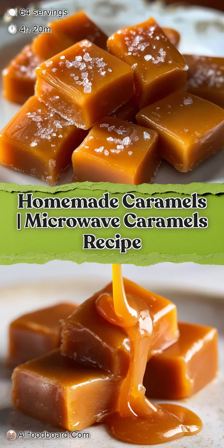 Close-up of a caramel square revealing its smooth, buttery surface and a scattering of coarse sea salt. Irresistibly sweet...