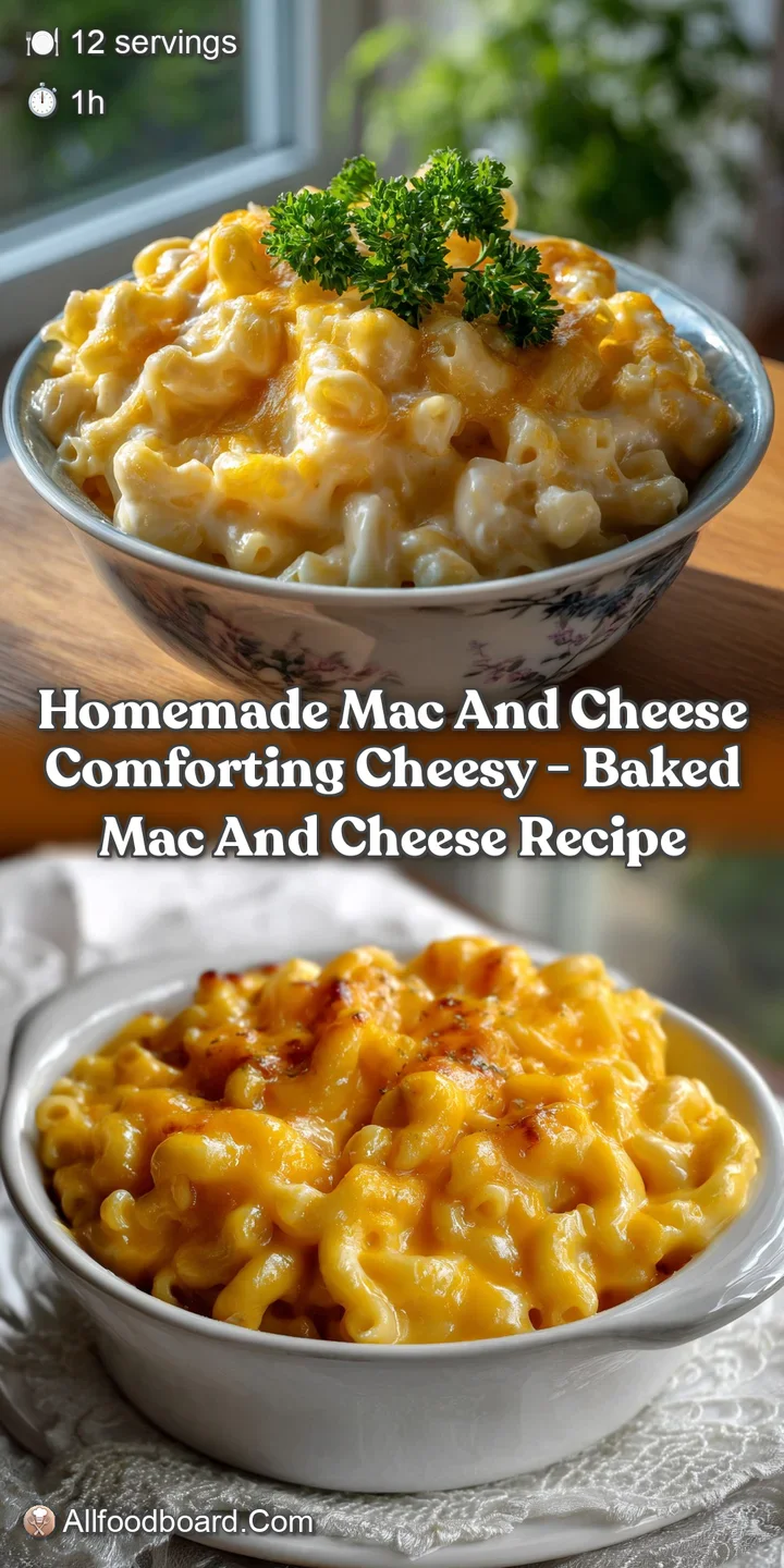 Homemade Mac and Cheese Comforting Cheesy - Baked Mac and Cheese Recipe