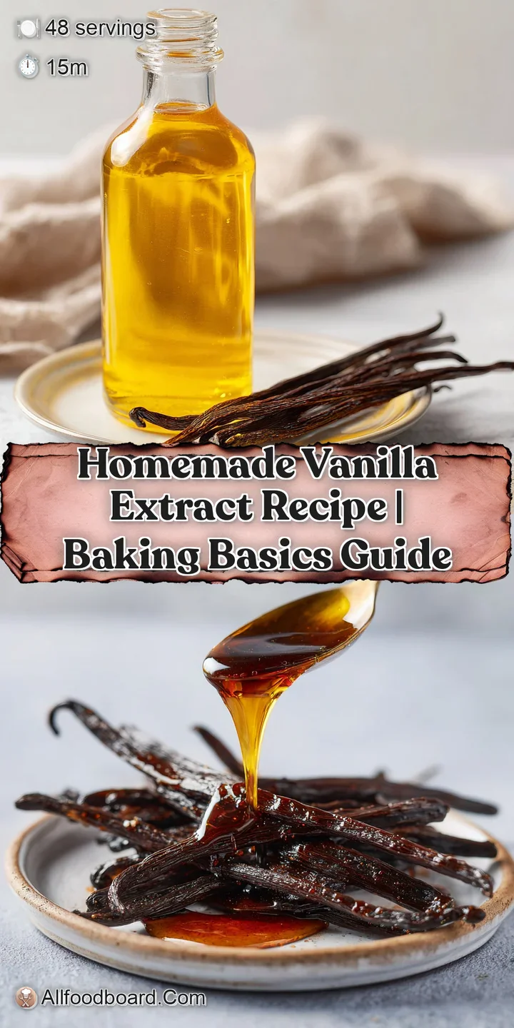 Close-up of golden vanilla extract, revealing the delicate specks of vanilla bean. The liquid has a deep amber hue.