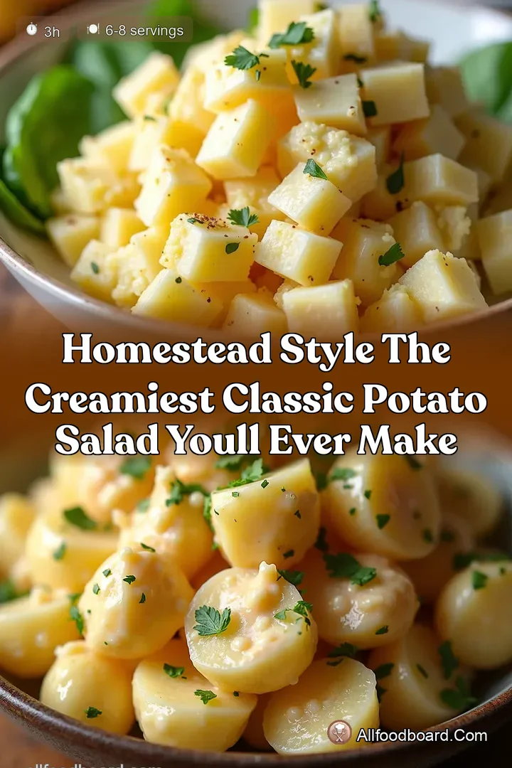 Homestead Style The Creamiest Classic Potato Salad Youll Ever Make