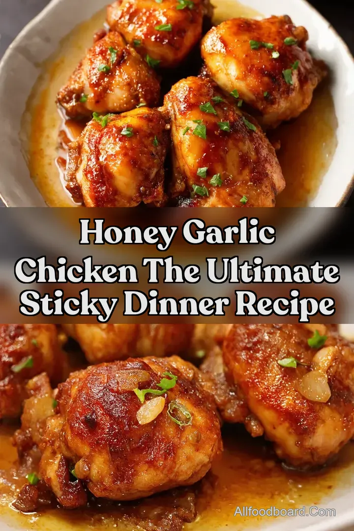 Honey Garlic Chicken The Ultimate Sticky Dinner Recipe