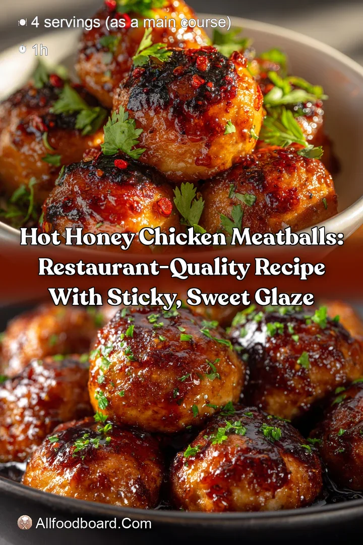 Hot Honey Chicken Meatballs: Restaurant-Quality Recipe with Sticky Sweet Glaze