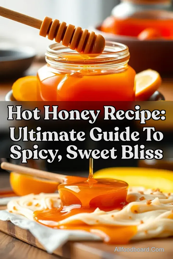 Hot Honey Recipe: Ultimate Guide to Spicy Sweet Bliss : PIN FOR LATER Hot Honey Recipe: Ultimate Guide to Spicy Sweet Bliss