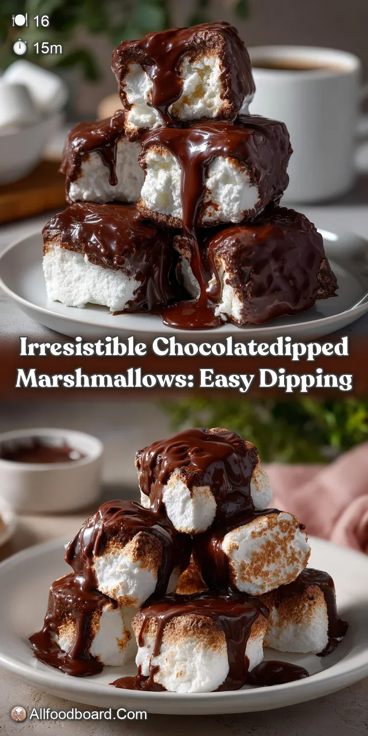 Irresistible ChocolateDipped Marshmallows: Easy Dipping