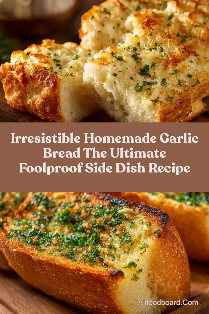 Irresistible Homemade Garlic Bread The Ultimate Foolproof Side Dish Recipe