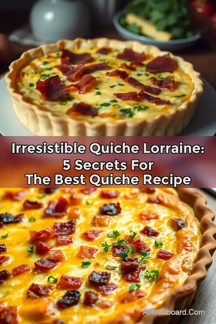 Irresistible Quiche Lorraine: 5 Secrets for the Best Quiche Recipe
