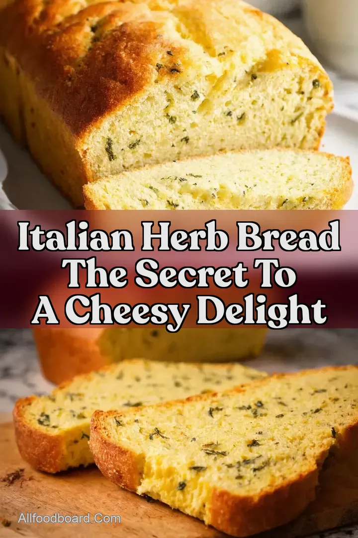 Italian Herb Bread The Secret to a Cheesy Delight