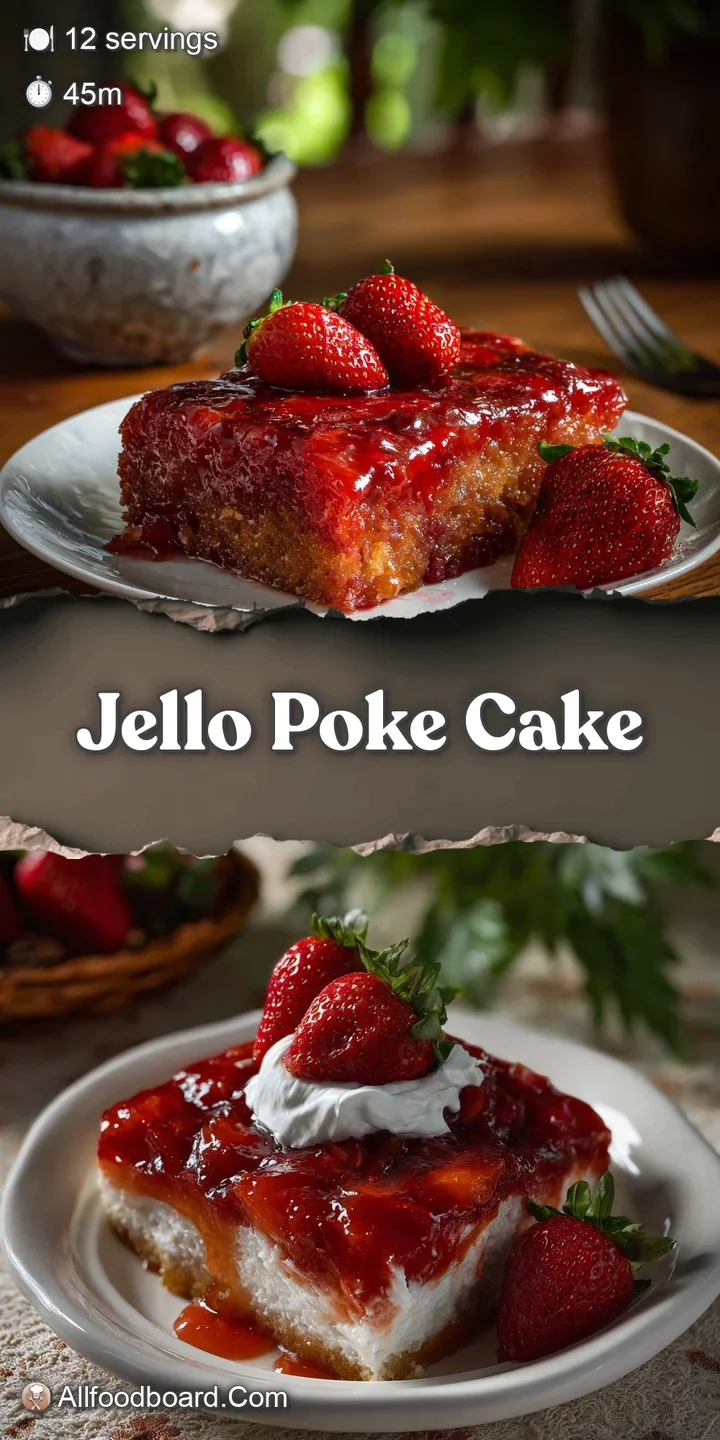 Close-up: Soft cake texture, vibrant jello, and creamy frosting entice. A tempting view of a colorful, delicious dessert.