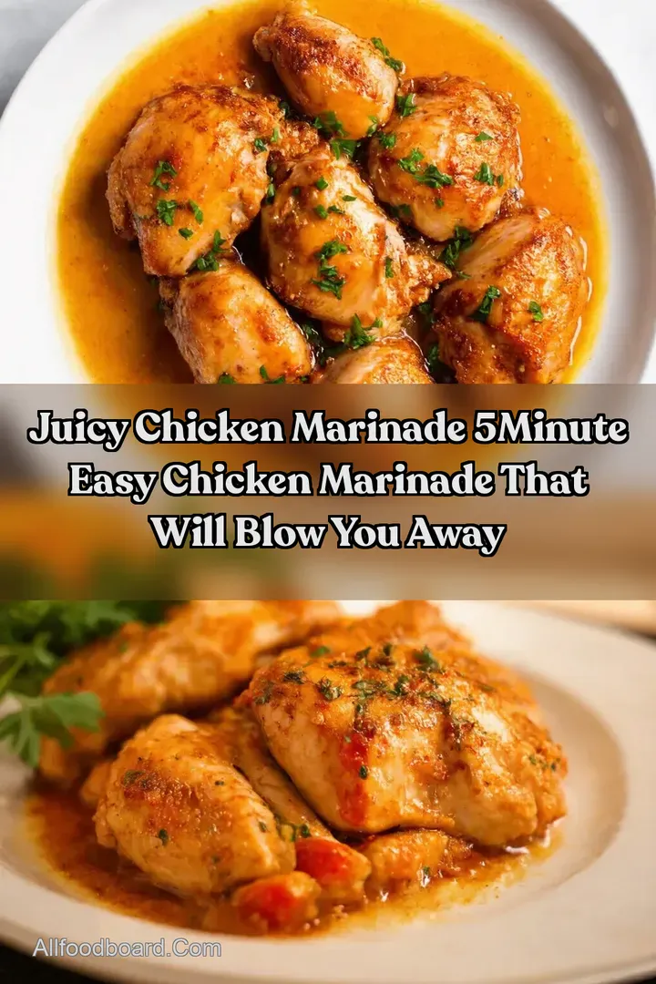 Juicy Chicken Marinade 5Minute Easy Chicken Marinade That Will Blow You Away : PIN FOR LATER Juicy Chicken Marinade 5Minute Easy Chicken Marinade That Will Blow You Away