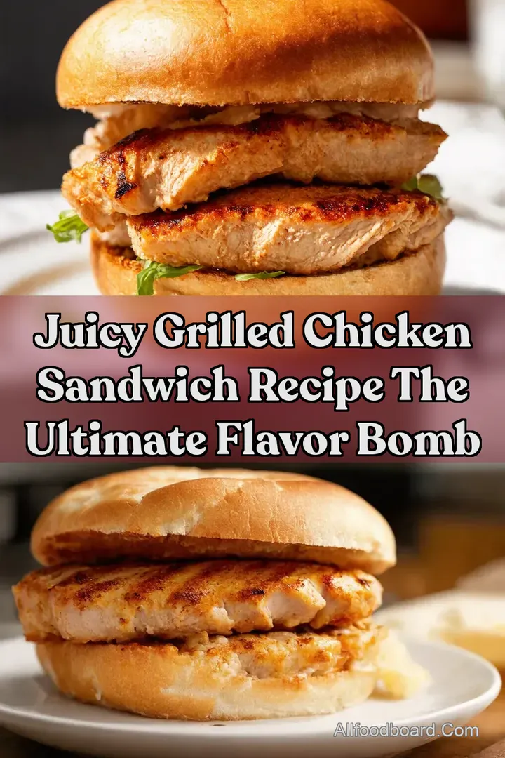 Juicy Grilled Chicken Sandwich Recipe The Ultimate Flavor Bomb : PIN FOR LATER Juicy Grilled Chicken Sandwich Recipe The Ultimate Flavor Bomb