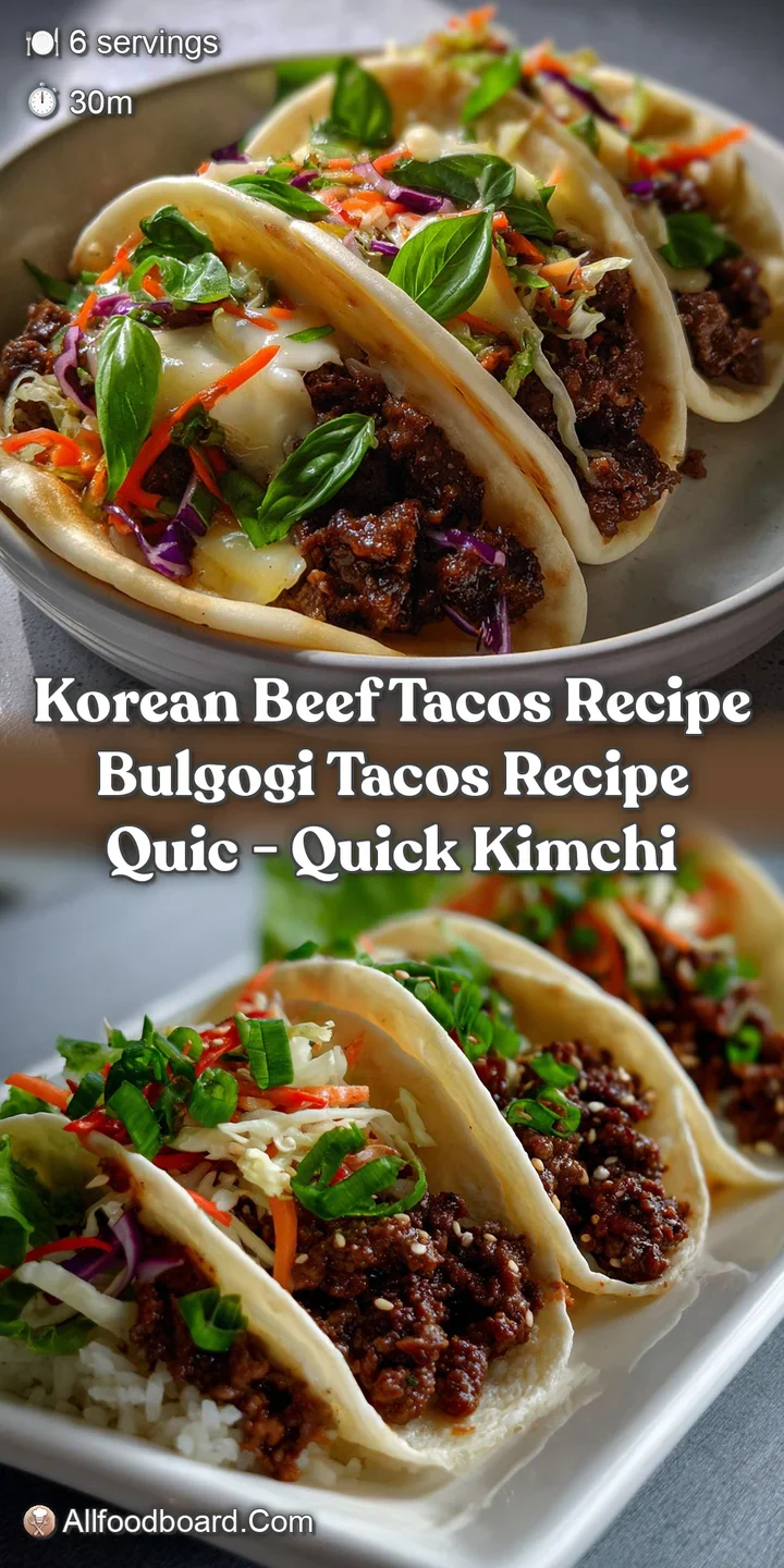 Korean Beef Tacos Recipe Bulgogi Tacos Recipe Quic - Quick Kimchi