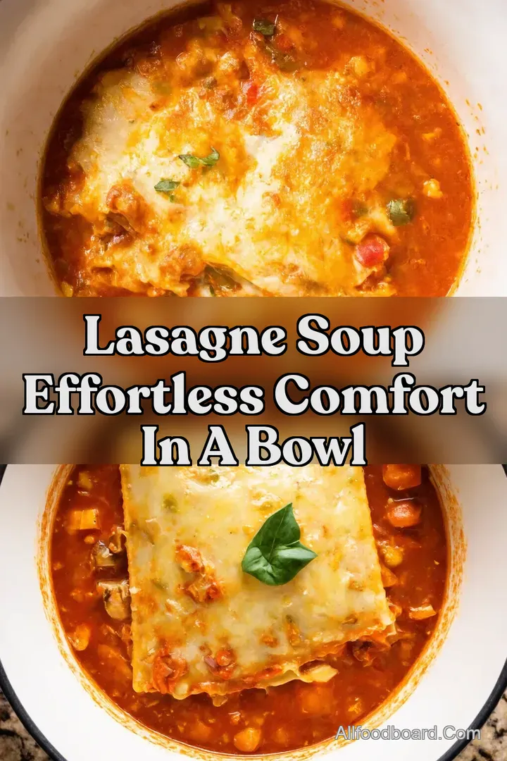 Lasagne Soup Effortless Comfort in a Bowl