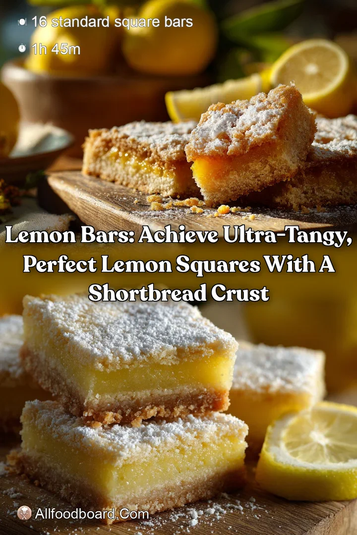 Lemon Bars: Achieve Ultra-Tangy Perfect Lemon Squares with a Shortbread Crust