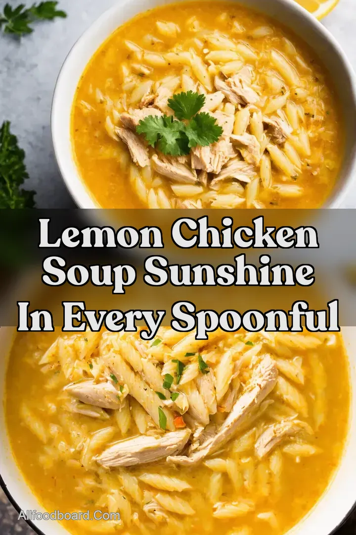 Lemon Chicken Soup Sunshine in Every Spoonful : PIN FOR LATER Lemon Chicken Soup Sunshine in Every Spoonful