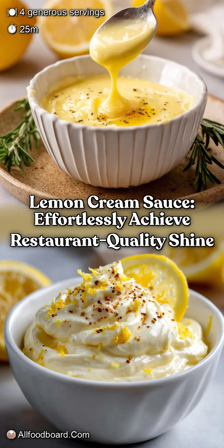 Lemon Cream Sauce: Effortlessly Achieve Restaurant-Quality Shine