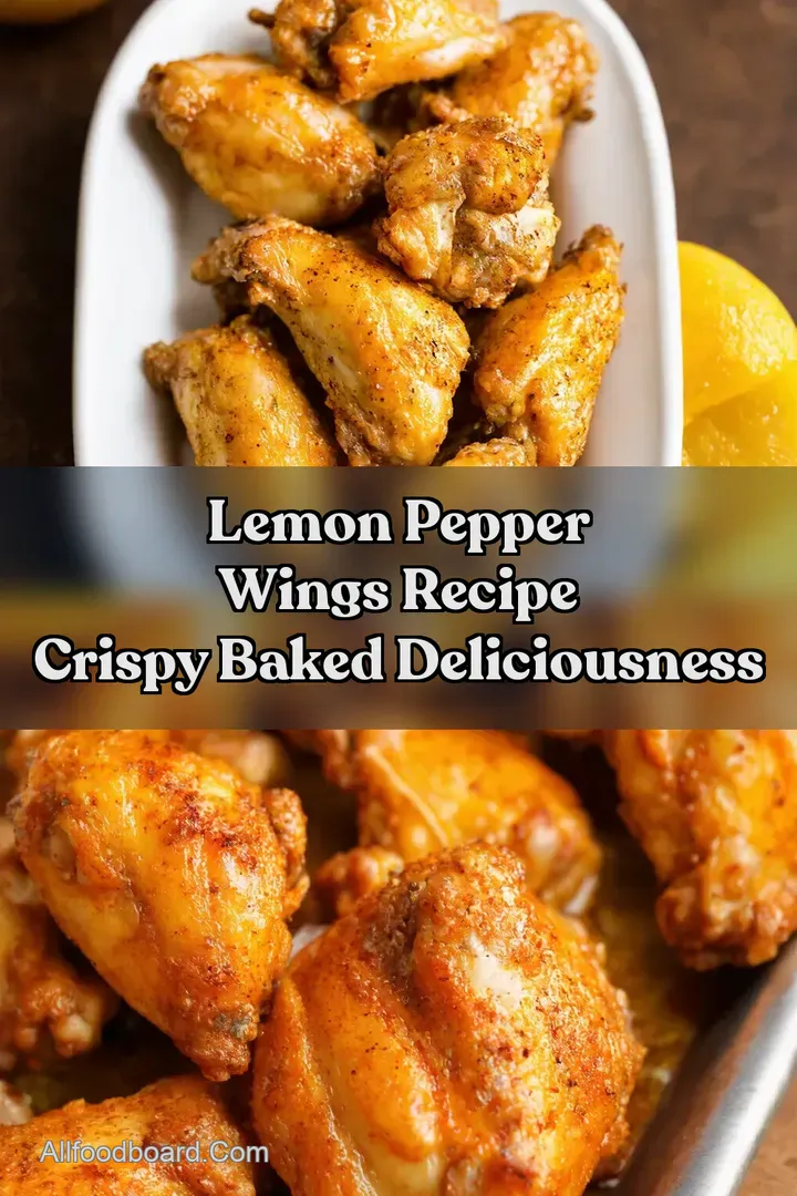 Lemon Pepper Wings Recipe Crispy Baked Deliciousness : PIN FOR LATER Lemon Pepper Wings Recipe Crispy Baked Deliciousness
