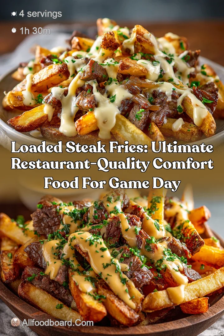 Loaded Steak Fries: Ultimate Restaurant-Quality Comfort Food for Game Day