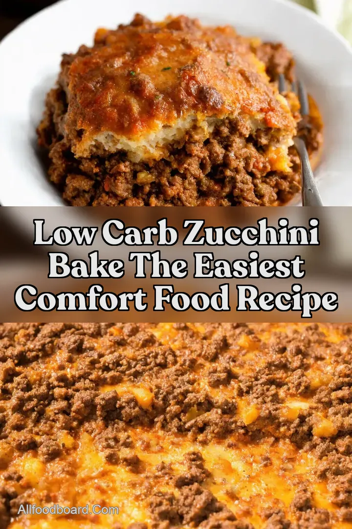 Low Carb Zucchini Bake The Easiest Comfort Food Recipe
