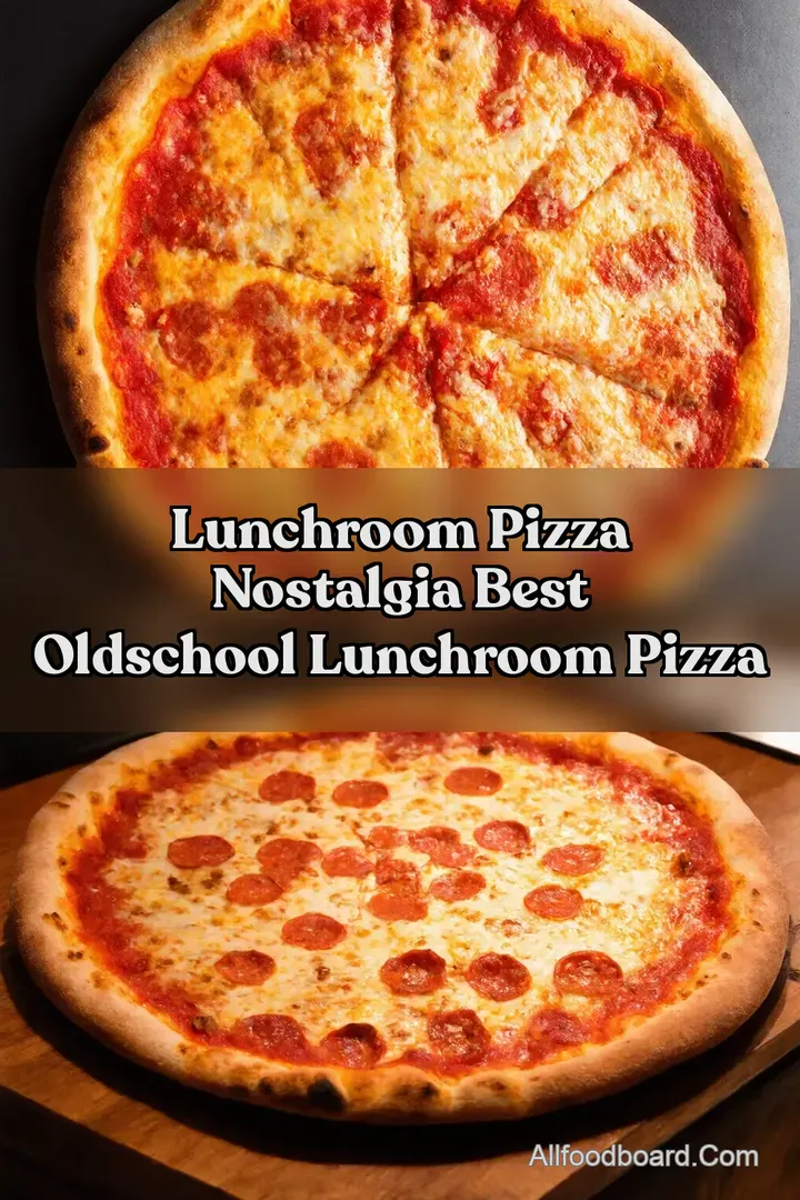 Lunchroom Pizza Nostalgia Best OldSchool Lunchroom Pizza