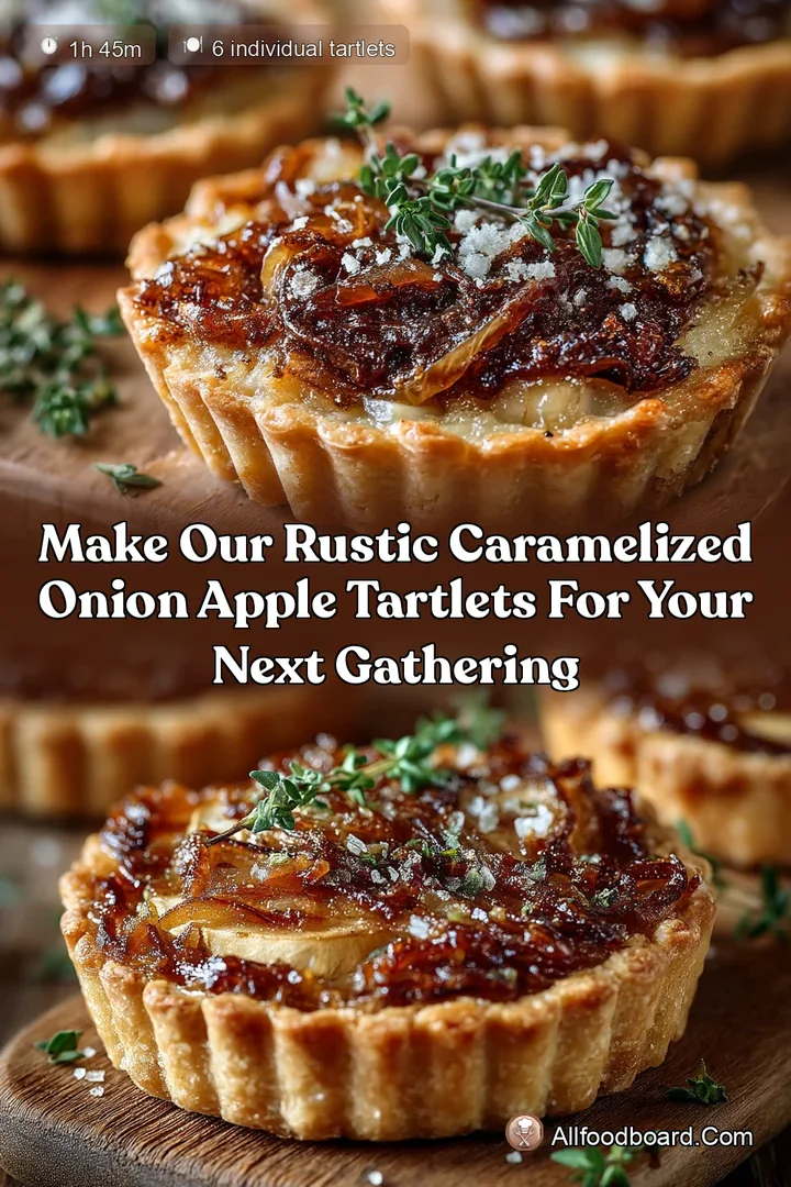 Make Our Rustic Caramelized Onion Apple Tartlets for Your Next Gathering