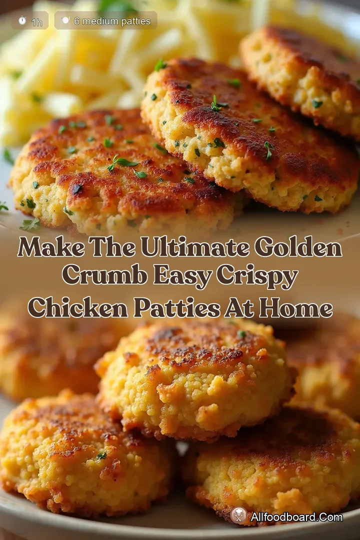 Make the Ultimate Golden Crumb Easy Crispy Chicken Patties at Home