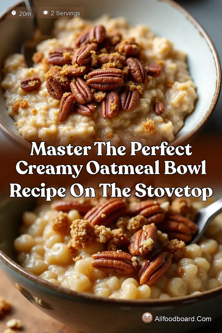 Master the Perfect Creamy Oatmeal Bowl Recipe on the Stovetop