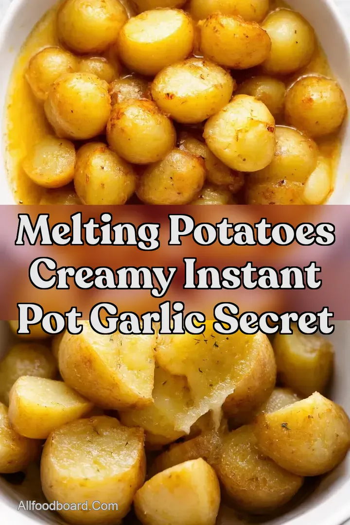 Melting Potatoes Creamy Instant Pot Garlic Secret