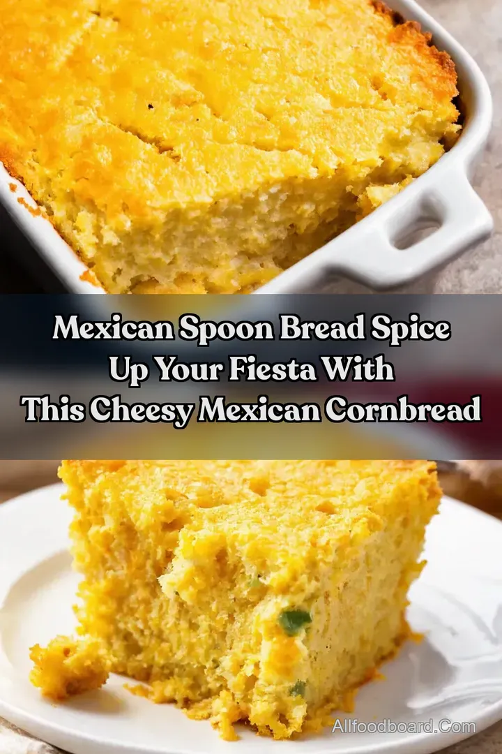 Mexican Spoon Bread Spice Up Your Fiesta with this Cheesy Mexican Cornbread