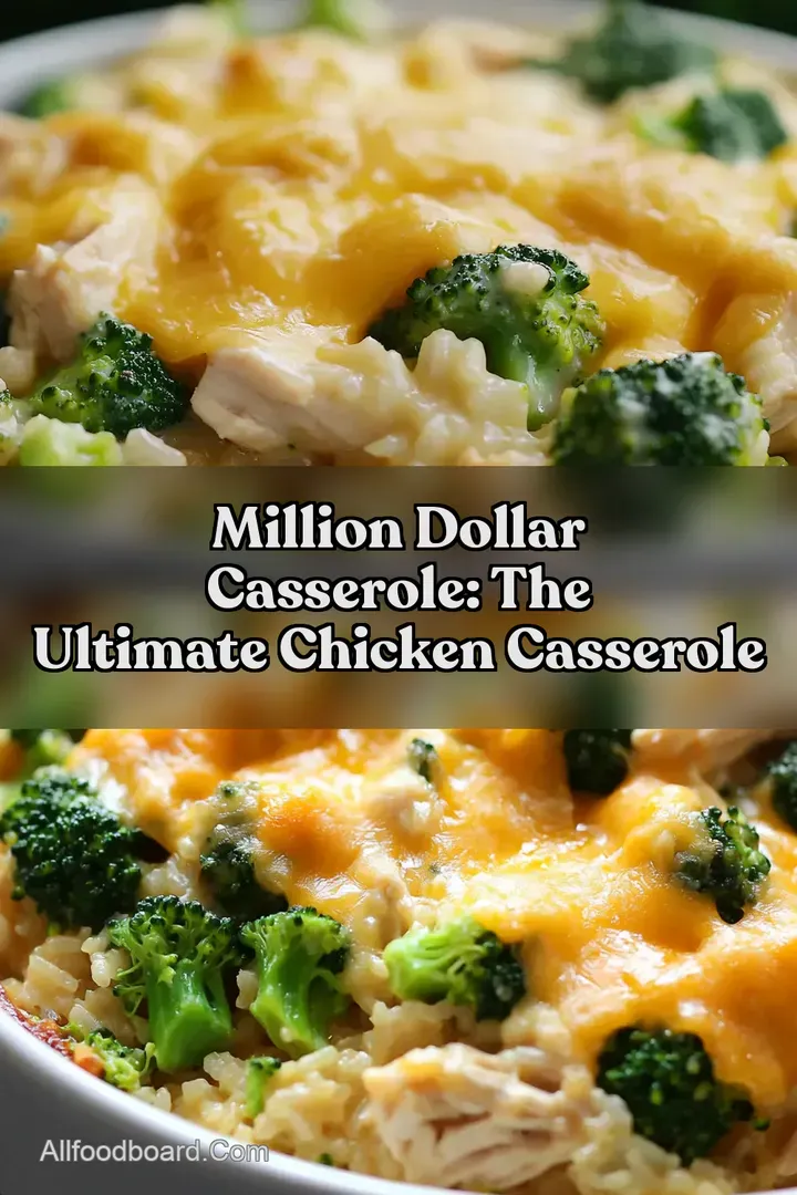 Million Dollar Casserole: The Ultimate Chicken Casserole
