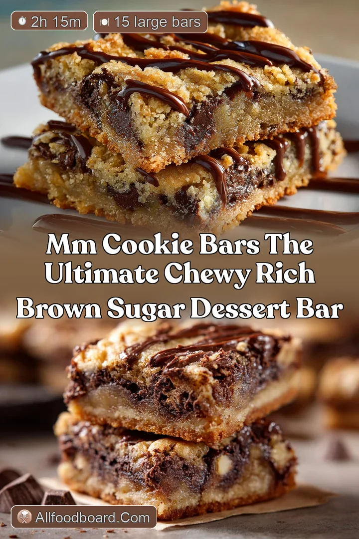 MM Cookie Bars The Ultimate Chewy Rich Brown Sugar Dessert Bar