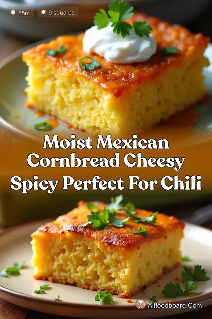 Moist Mexican Cornbread Cheesy Spicy Perfect for Chili : PIN FOR LATER Moist Mexican Cornbread Cheesy Spicy Perfect for Chili