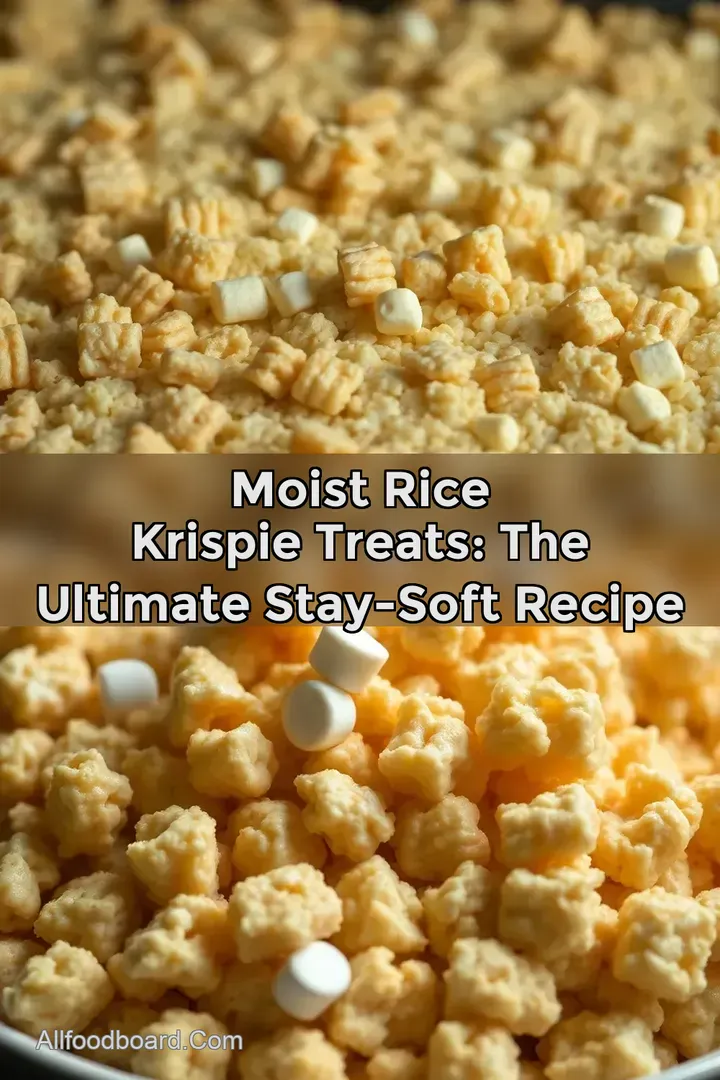 Moist Rice Krispie Treats: The Ultimate Stay-Soft Recipe